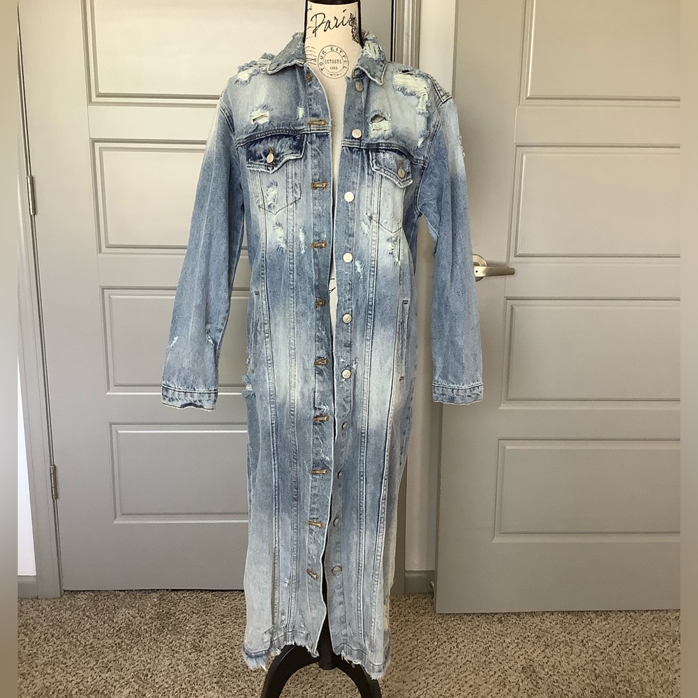 🔥 Stonewashed Denim Jacket 🔥